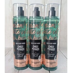 Bath & Body Works Emily‎ In Paris Macaron Cloud Mist Set of 3 Discontinued